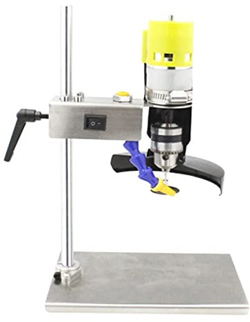 XUMI Elektrischer Glasschneider, Flaschenschneider Werkzeug, Glasflaschenschneider Kit Mit 7 Geschwindigkeiten Für DIY-Blumentopf Rundes Ovales Glashandwerk, Rund, Quadratisch, Ovale Flasche Usw