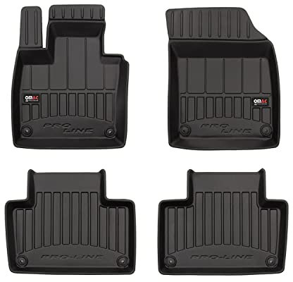 OMAC Gummi Fußmatten für Volvo XC90 2014-2025 Premium TPE Automatten Schwarz 4X