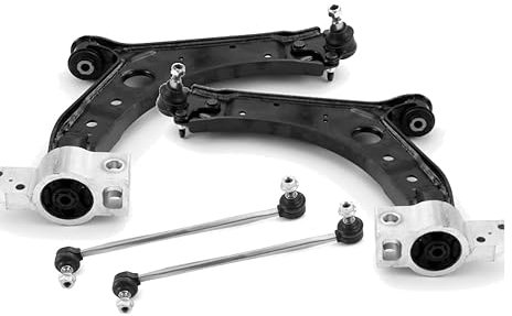 QUERLENKER RADAUFHÄNGUNG STABI SET FÜR VW GOLF 5 VORNE LINKS + RECHTS, TEILEX GERMANY 9016101632