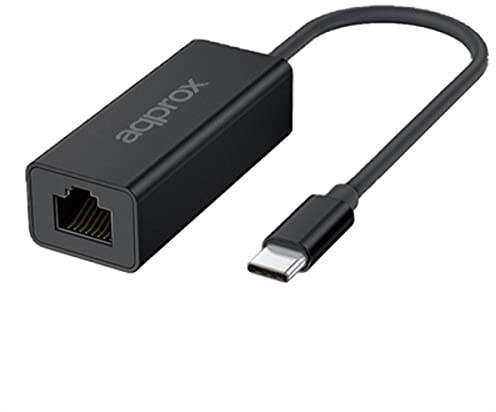 Approx USB-C auf RJ-45 Adapter – schnelle Übertragung bis zu 2,5 Gbit/s – Kabel 17 cm