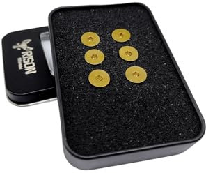 RISON-Titanium 6 Pièces Boulons de Volant à Six Pans Creux en Titane M5x0.8x12mm, Vis de Volant de Voiture à Tête Fraisée, Vis à Tête Plate de Montage pour Volants de Course