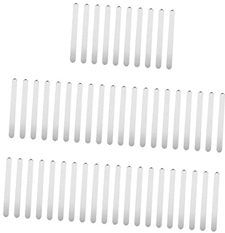 BESTonZON 50 Stück Wiederverwendbare Eisstäbchen Kuchenstäbchen Aus Acryl Holzähnliches Material Zur Eisherstellung Sicher und Bequem für Jungen und Mädchen