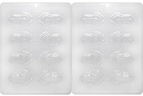 NCS A126 Schokoladenform mit Halloween-Zauberer Frosch oder Kröte, transparent, 2 Stück