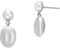 Skagen Damen-Ohrring Agnethe Pearl Silver Edelstahl, SKJ1835040