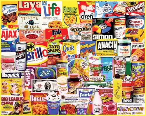 White Mountain Puzzles - They Still Make That? - 1000 Piece Jigsaw Puzzle for Adults & Kids - Fun Family Activity - 24x30