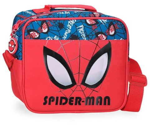 Marvel Disney, Spiderman Authentique, trousse de toilette, en polyester, bandoulière réglable. De Joumma Bags