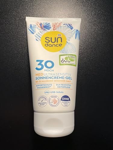 SUNDANCE Sonnencreme Gel, MED ultra sensitiv, LSF 30, 150 ml