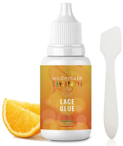 Wig Adhesive Lace Glue - Lace Front - Lace Wig Glue - Strong Hold Invisible Bonding Adhesive Hair Glue for Wigs - Waterproof Latex-Free and Oil-Resistant Wig Glue Lace Front - 1.3Oz