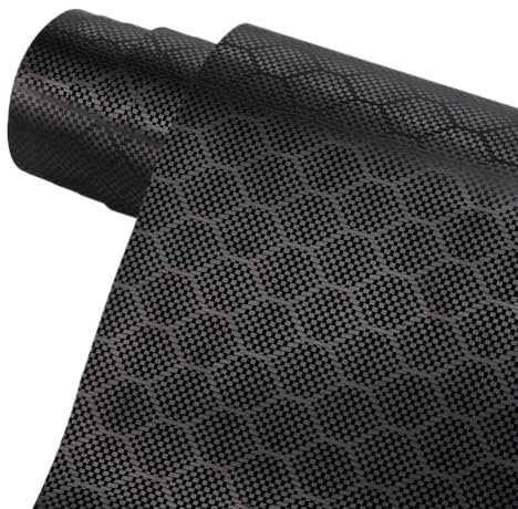 LIUCHUCHU Autofolie PVC Carbon Black Honeycomb Car Wrapping Film Selbstklebende Auto Schutzfolie Aufkleber Car Wrap Aufkleber Außenzubehör Auto Folie(30cm)