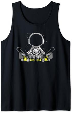 Mens Lawnmower Lawn Ride-on Mower Gardening Grass Cutter Tank Top