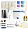 VUSIBA Kit de fabricación de velas con olla de fusión de cera, kit de velas perfumadas para principiantes adultos, haz tus propias velas