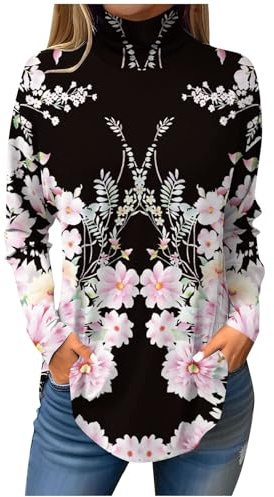 Pull Femme Chic en Cachemire - Col Rond, Grande Taille, Rouge - Sous Pull en Coton