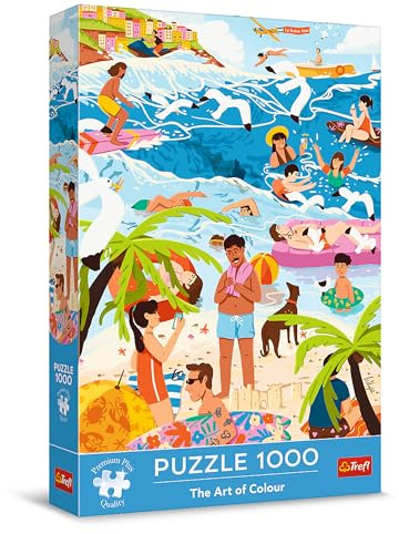Trefl - Puzzle 1000 Teile, The Art of Colour: Im Sommertrubel,