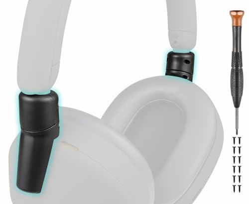 SOULWIT Hinge for Sony WH-1000XM5 - Black | Protective Connectors for WH1000XM5(XM5) Headband Side Cover Slider to Fix and Prevent Breakage