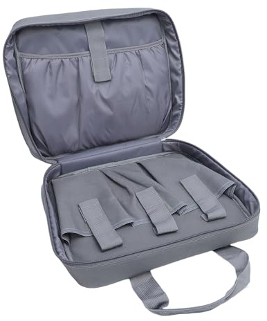 ZAICOLER Mini Resväska, Oxford Tyghållare, Justerbar Förvaringsväska med Skumfoder, Idealisk för Mini Dish Satellite Kit, Kabelrouter, Strömförsörjning och Röradapter, 67-125 Cm