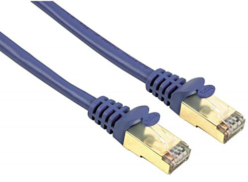 Hama Exxter Cat 5e Netzwerkkabel STP 3m blau vergoldet