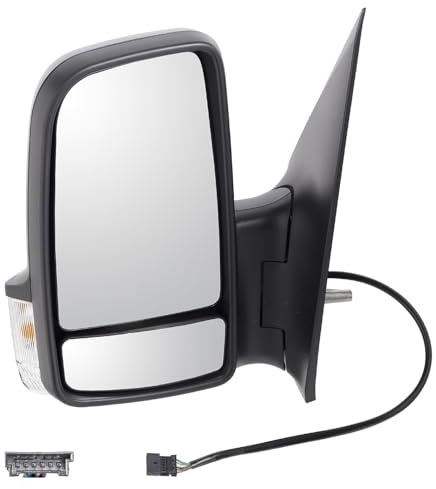 febi bilstein 102260 Spiegelsystem Hauptspiegel und Weitwinkelspiegel , 1 Stück