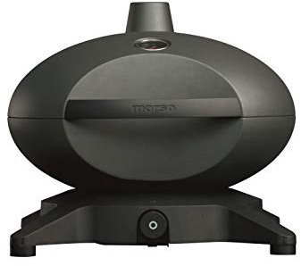 Morsø Forno Gas Piccolo Grill with Aluminium Housing and Cast Iron Grate, Scandinavian Lifestyle for Terrace and Garden, Anthracite Grey
