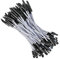 50 Elastic Shock Cord Bungee Toggle Tie Down Fixings - Netting Tarpaulin Tent Scaffold Sheeting