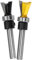 Bestgle 2PCS 6.35mm Aronde Joint Routeur Bit Peu de Gravure de Bois Fraise Pour Bois Noir et Jaune