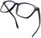 Joopin Retro Blaulichtfilter Brille Damen Blaulicht Brille Herren Blaulichtbrille Damen Blue Light Glasses for PC TV and Gaming (Blaue Streifen)