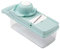 Vegetable Cutter Slicer Kitchen Accessories Fruit Cutter Potato Peeler Carrot Cheese Grater Vegetable Slicer Chopper (Blue)