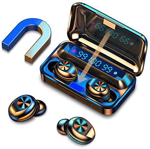 Bluetooth In Ear Kopfhörer In-Ear Kabellos kompatibel mit Honor Magic 6 7 / Pro Sport Ohrhörer In-Ear Kopfhörer mit Mikrofon Bluetooth Headset für Sport und Alltag