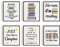 INFUNLY Reading Wall Art Prints Motivational Set of 6 Inspirierend 8x1 Ungerahmt Für Das Büro Poster Leser Buchliebhaber Bücherwurm Bibliothek Und Arbeitszimmer Zuhause