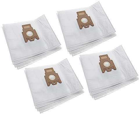 vhbw 20x Vacuum Cleaner Bag compatible with Hoover Sensory, Silent Energy, Pure Power, Freemotion Vacuum Cleaner, 24.8 cm x 30.9 cm, White