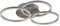 Reality Leuchten LED Deckenleuchte Circle R62823107, Metall Nickel matt, inkl. 27 Watt LED, Fernbedienung, Dimmer, Farbwechsel, Nachtlicht