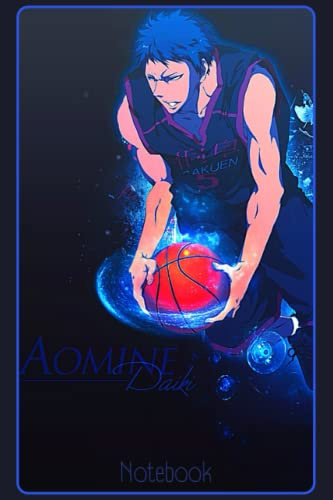 kuroko no basket Notebook: Daiki Aomine ace player Last Game Journal: Kuroko's Basketball Summer Gift Basket For Office Anime lovers gift ideas Again and Again Lined Journal (110 Pages, 6 x 9 Inches)