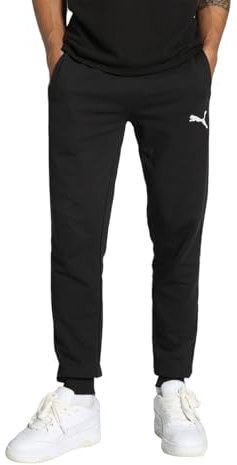 PUMA Hombre TeamGOAL Casuals Pantalón, Negro (Navy-White), M EU
