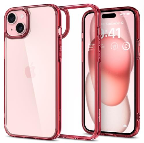 Spigen iPhone 15 Hülle Ultra Hybrid Red Crystal - ACS06794