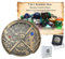7-in-1 Roulette Würfel Hohle Dungeons und Drachen DND D und D Metall Spinner Würfel Set mit Geschenkbox 7PCS D4, D6, D8, D10, D12, D20 und D% für Dungeons und Drachen RPG Rollenspiel Spiele