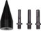 4PCS Electric Firewood Drill Bit, 32mm Metal Splitter Driller Part Set, Wood Splitting Logs Bits Electric Drills Screw Cone, Wood Cone Punch Drill Bit Split Tool Hardware