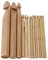 TOPINCN 15Pcs Large Crochet Hooks 15MM 20 MM 25MM Bleached White Bamboo Crochet Needles, Giant Knitting Hooks