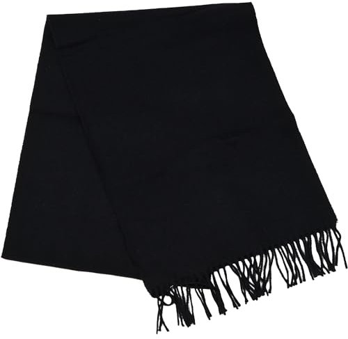 GANT Unisex. Wool Scarf Schal, Black, OneSize