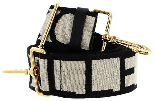 Coccinelle Nastro Signature Shoulder Strap Chalk/Noir
