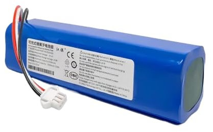 JBPSFSS Batterie Li-ION for Aspirateur Robot 14,4 V 5 200 MAh T-4S2P-A, Compatible avec Ultenic T10. Composants D'accessoires De Batterie