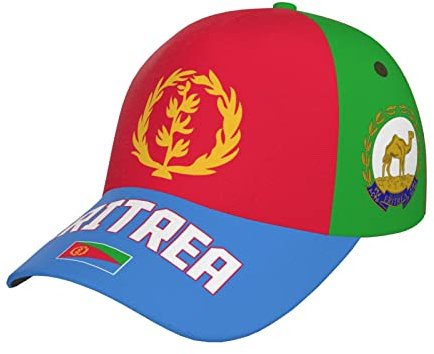 hihihihihihihihi Errea-Flagge, coole Errean-Baseballkappe, 3D-Volldruck, Erwachsene, Unisex, verstellbare Mütze, Fußball, patriotische Kappen, Schwarz, Schwarz , Einheitsgröße