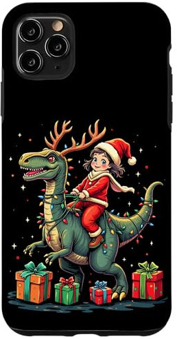 iPhone 11 Pro Max Christmas Dinosaur Case