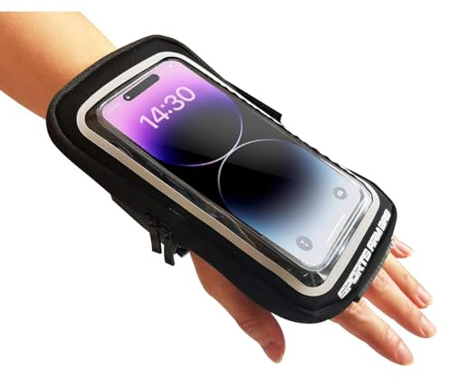 Support de téléphone portable 2 en 1 résistant à la transpiration pour iPhone 16/15/14/13/11 Pro Max pour équitation, jogging, course à pied, brassard de téléphone portable
