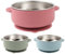 Comebachome 3Pcs Baby Bowls with Suction, Stainless Steel Toddler Bowls with Removable Silicone Sleeve, Heat Resistant & Drop-Proof Baby Essentials for Food Feeding, Suction, with