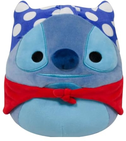 Disney Klassisches Squishmallows Plüschtier mit gestickten Eigenschaften, 20 cm
