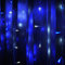 LightsGo Eiszapfen Lichterkette Außen Innen LED Lichterkette 300/400LED Warmweiß/Kaltweiß/Blau/BlauAndWhite (400LED 10M, Blau und Weiß)