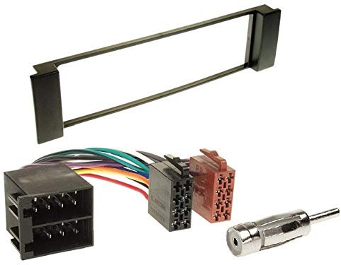 1 Din Radio Einbauset Blende Radioanschlusskabel Antennenadapter für Seat Leon 1M 2000-2006