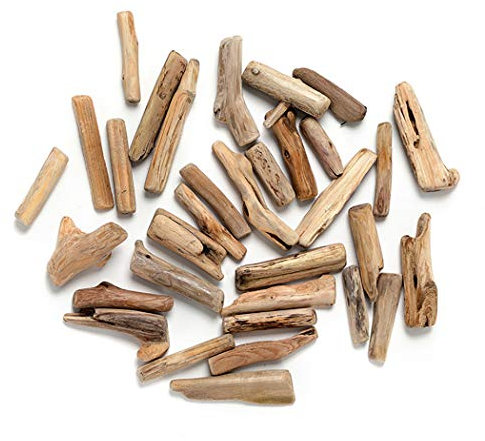 Zoylink 30 STÜCKE Treibholz Stück DIY Handwerk Holz Basteln Kreative Aquarium Dekor Ornamente Natürliche Aquarium Holz Dekoration