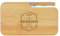 Fishermen and Co. Bread Board Wood Alder Knife Gift men angler fisherman chopping board wood gift idea for him
