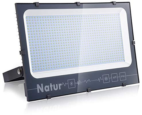 bapro 600W Projecteurs LED Éxterieur,61000LM Spot LED Extérieur super lumineux IP66 Etanche LED Projecteur Lumière, 6000K Blanc Froid Sécurité Floodlight pour Jardin Cour Terrasse Square