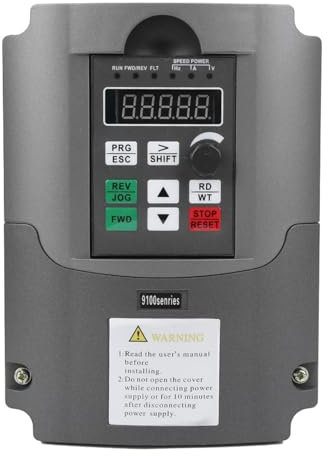 Inverter VFD 220V 5.5KW Monofase 220V Ingresso trifase 380V Uscita Convertitore VFD Controllore motore a frequenza variabile